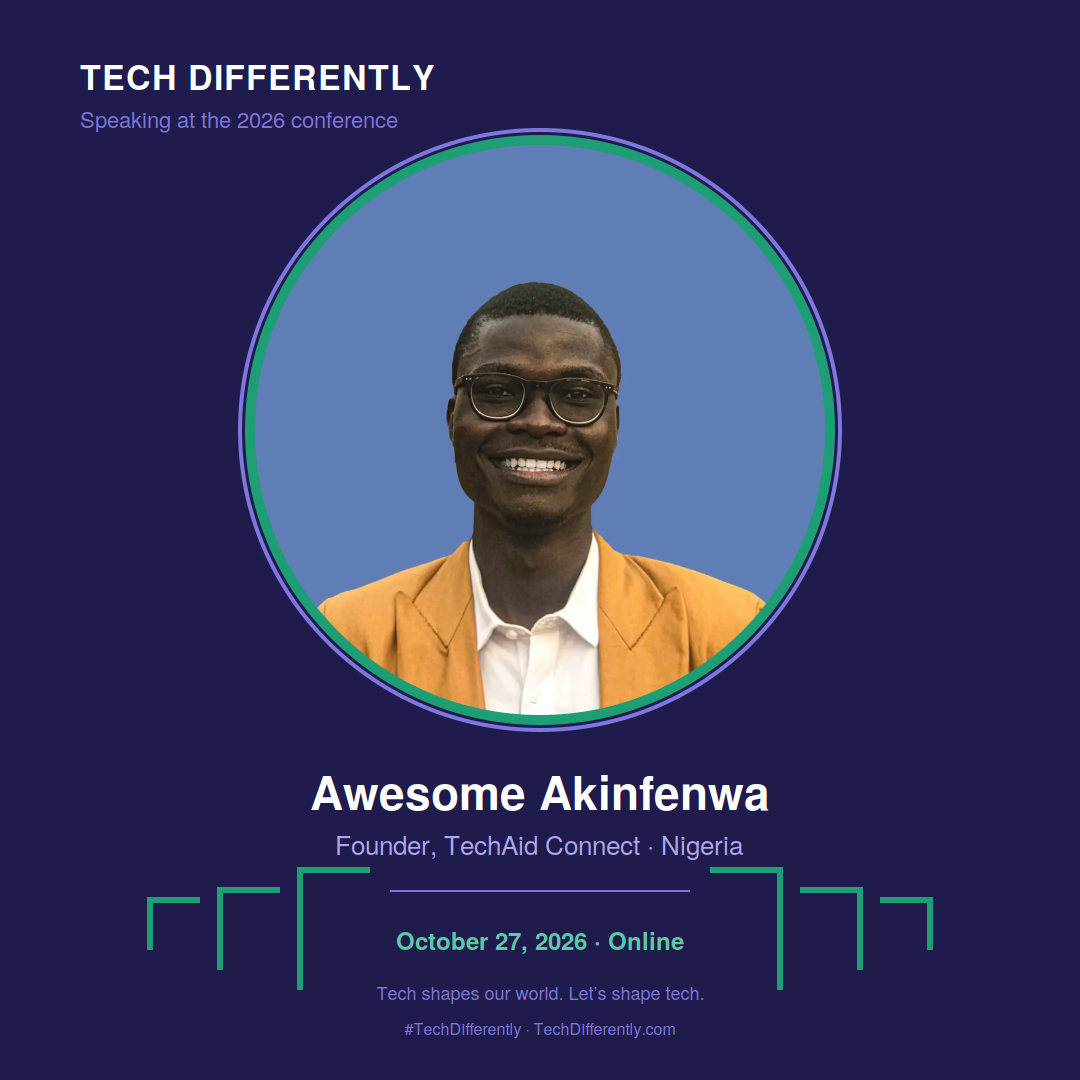 Speaker Announcement #1: The Edge Case From Nigeria Who Isn’t an Afterthought