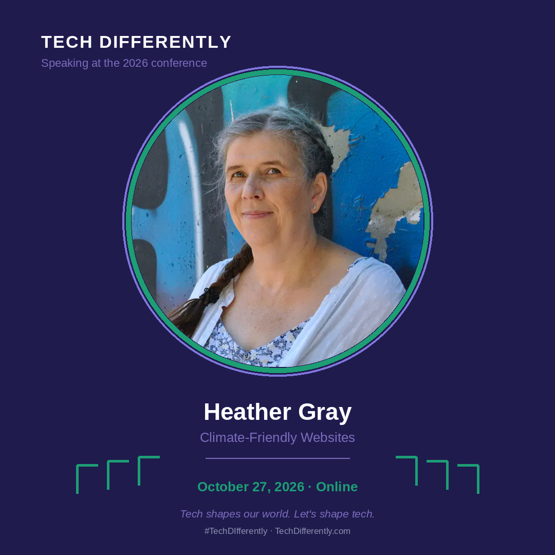 Speaker Announcment #3: Climate-Friendly Websites